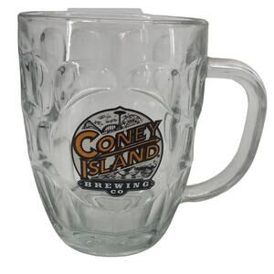 Coney Island Brewing Co / Luminarc USA Dimpled Glass 20oz Beer Mug!